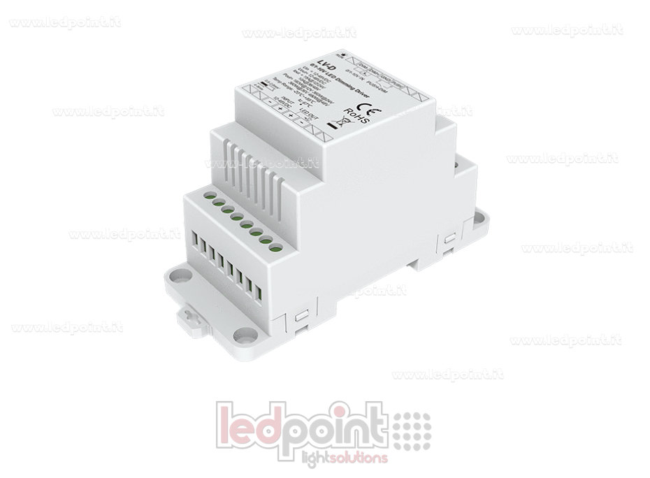 Constant voltage dimmer driver, 1CH15A, 12-48VDC, 0/1-10V, Push dim
Constant voltage dimmer driver, 1CH15A, 12-48VDC, 0/1-10V, Push dim