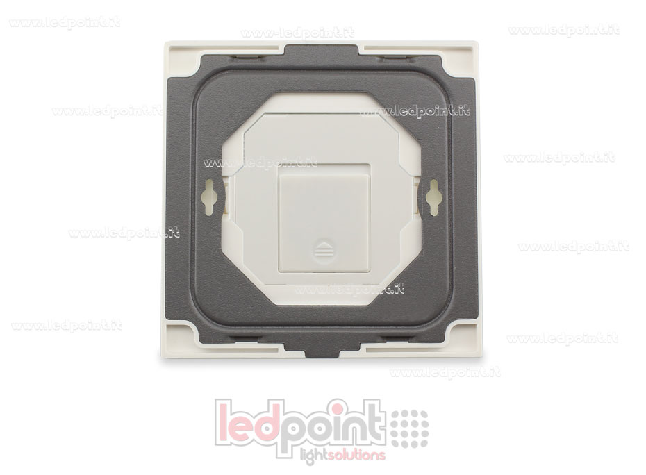 Telecomando da parete in vetro 86x86mm monocromatico 2 zone RF2.4G