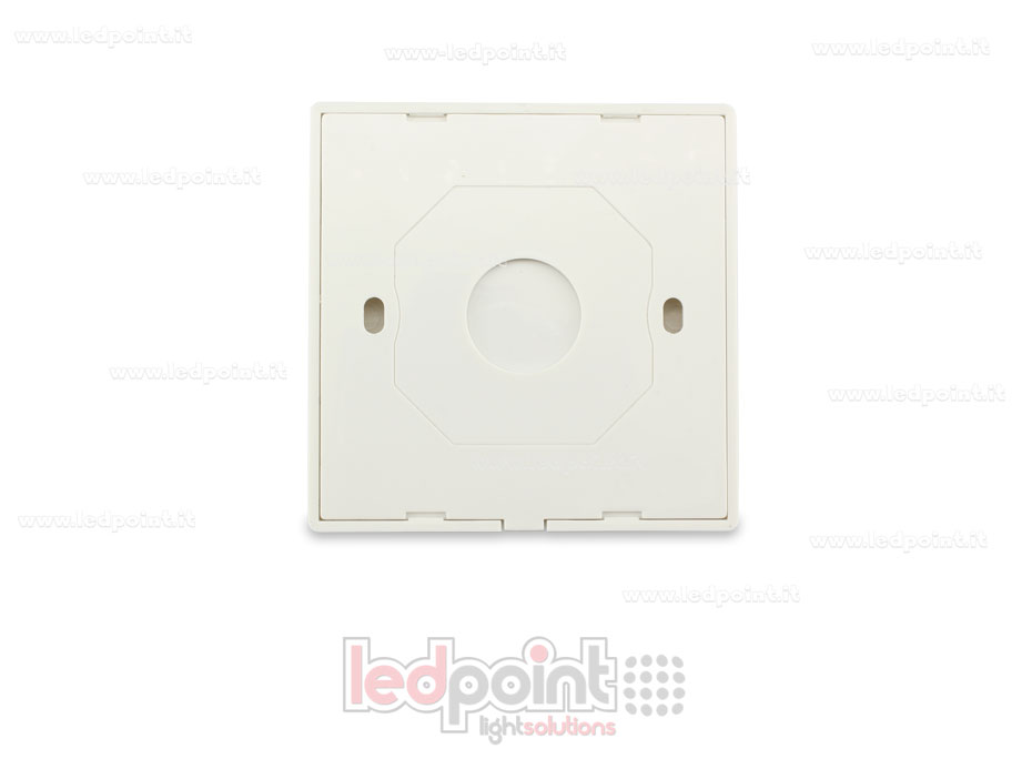 86x86mm monochromatic wall remote with rotary control for single zone RF2.4G
