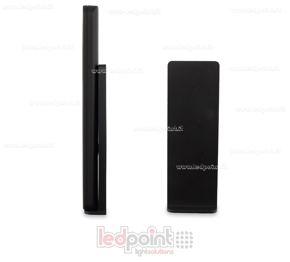 Telecomando RGB con cursore touch, monozona, nero con magnete sul retro, RF2.4G