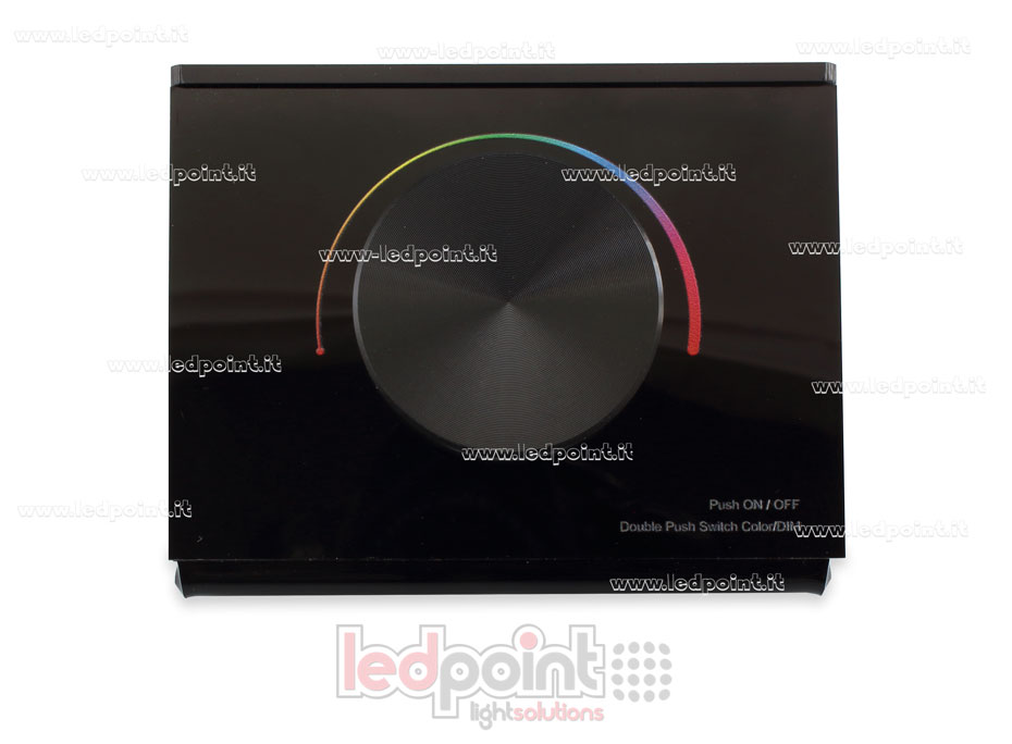 86x86mm CCT single zone desk mounted remote control with rotary control RF2.4G