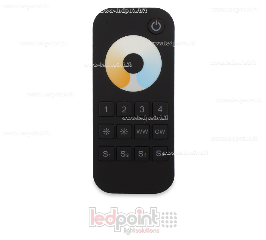Telecomando CCT, 4 zone, 4 scene, RF2.4G Telecomando CCT, 4 zone, 4 scene, RF2.4G