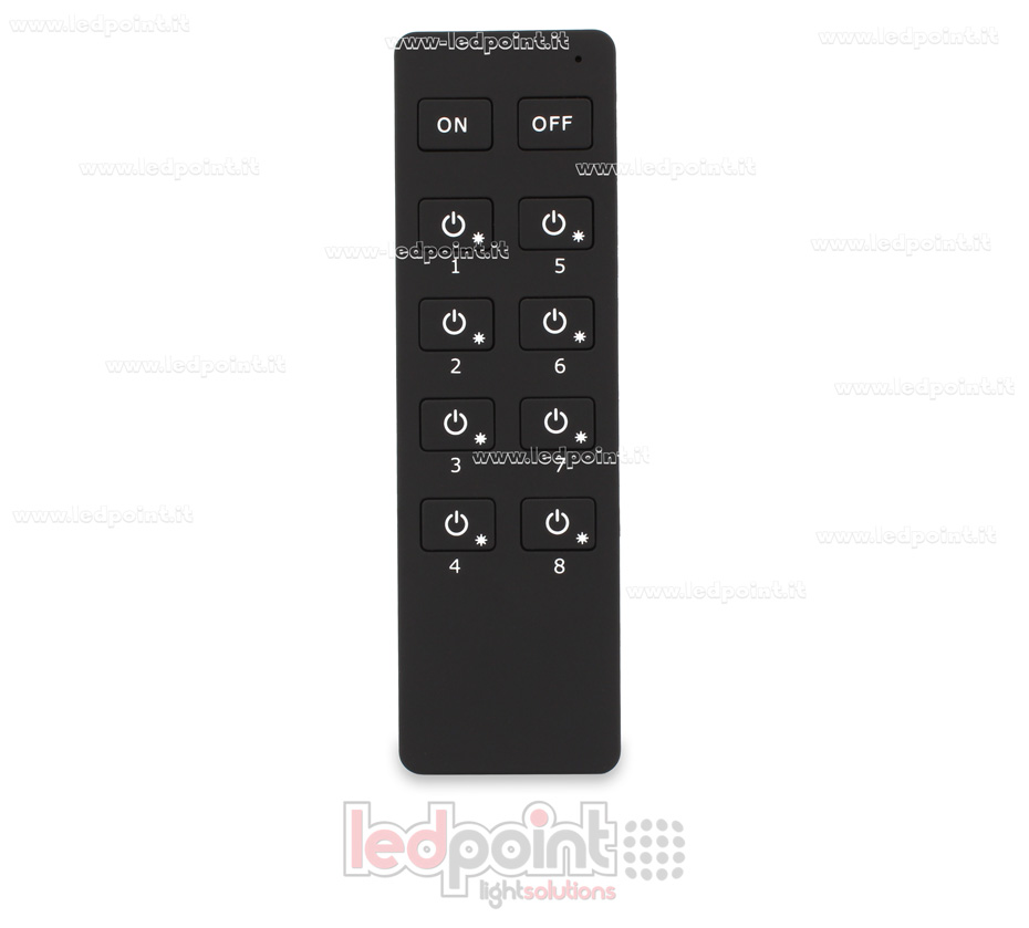 Telecomando monocromatico 8 zone RF2.4G