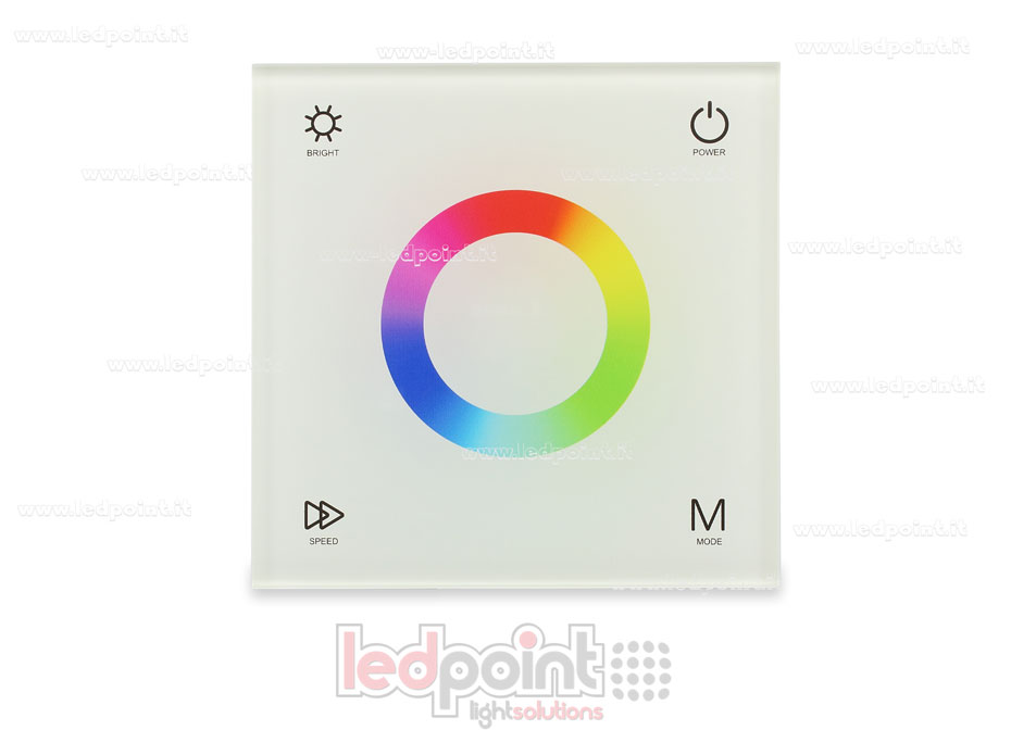 12-24V 86x86mm Wand RF RGB Controller und Fernbedienung 12-24V 86x86mm Wand RF RGB Controller und Fernbedienung