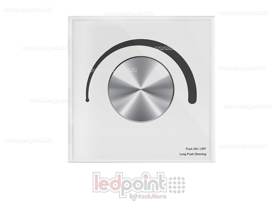 Wandbedienpanel, WiFi 0/1-10V-Dimmer, 100-240VAC, 3A (AC), weiß
