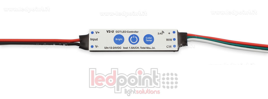 Ricevitore controller mini CCT 12-24V, 2ch 75W SK-V2-U