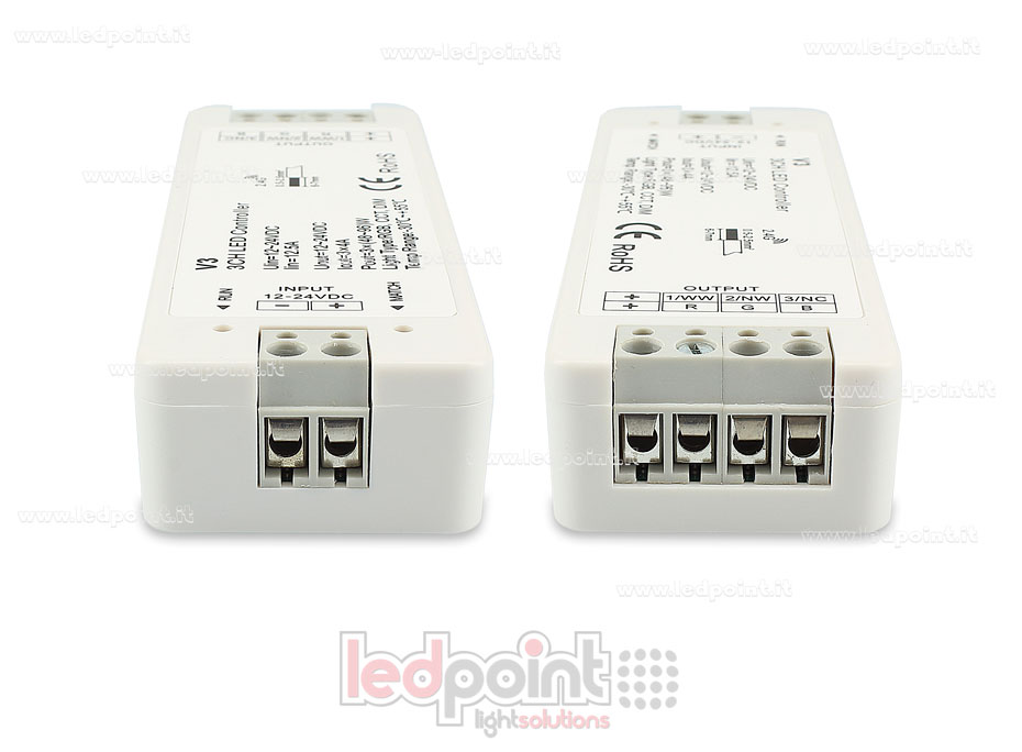 RGB Kontroller 12/24V, 3ch*4A, RF 2.4G