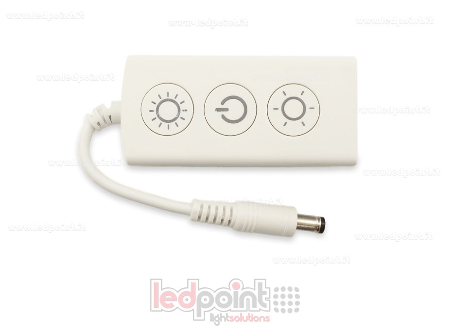 Monochromatischer Dimmerempfänger mit 3 Tasten 5/24 V, 1 Kanal*5 A, WLAN und RF 2,4 G