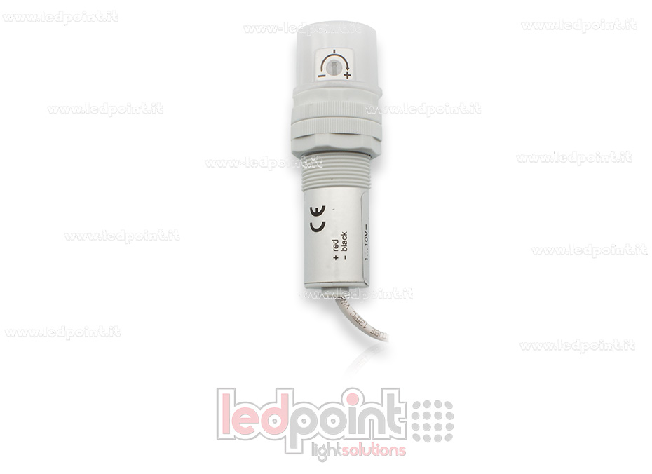 Daylight sensor with 1-10 Vdc output, 1-100% dimming range 90°