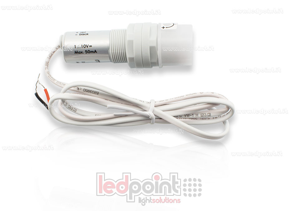Daylight sensor with 1-10 Vdc output, 1-100% dimming range 90°