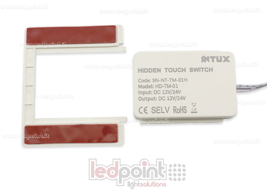 Sensore Touch nascosto da legno (fino a 5cm di spessore) 12-24V, 1ch 3A, Master Control Sensore Touch nascosto da legno (fino a 5cm di spessore) 12-24V, 1ch 3A, Master Control
