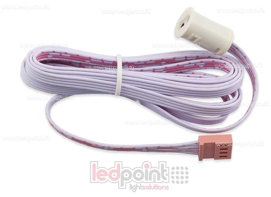 Recessed infrared white dimmer sensor for control box Recessed infrared white dimmer sensor for control box