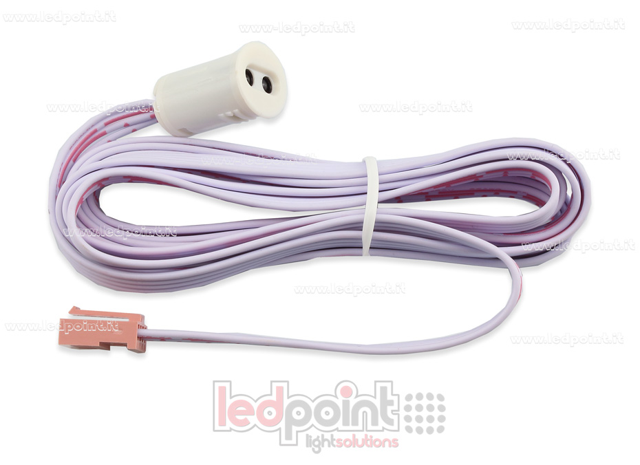 Recessed infrared white dimmer sensor for control box Recessed infrared white dimmer sensor for control box