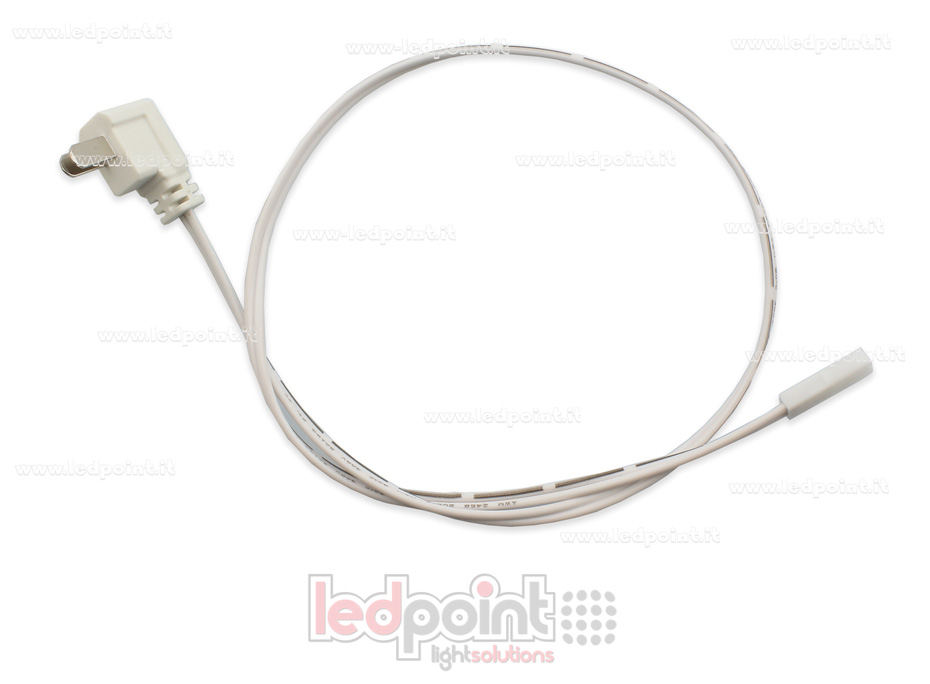 White connector for external electrified rail, 70cm White connector for external electrified rail, 70cm
