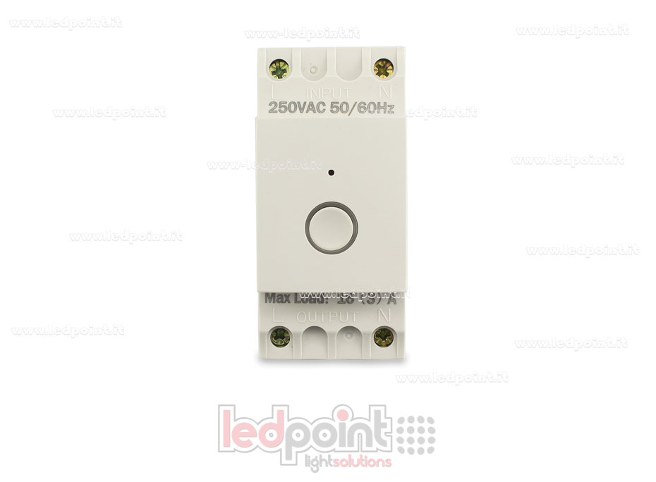 Switch for DIN rail for consumption measurement max 16A RF 2,4 GHz for ZigBee technology Switch for DIN rail for consumption measurement max 16A RF 2,4 GHz for ZigBee technology