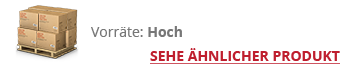 Der Artikel ist normalerweise im Lager für große Mengen verfügbar. Es handelt sich um Waren die in großen Mengen geliefert werden, oder die für uns strategisch sind, und deshalb immer in Vorrat sind. vorräte und verfügbarkeit große Mengen