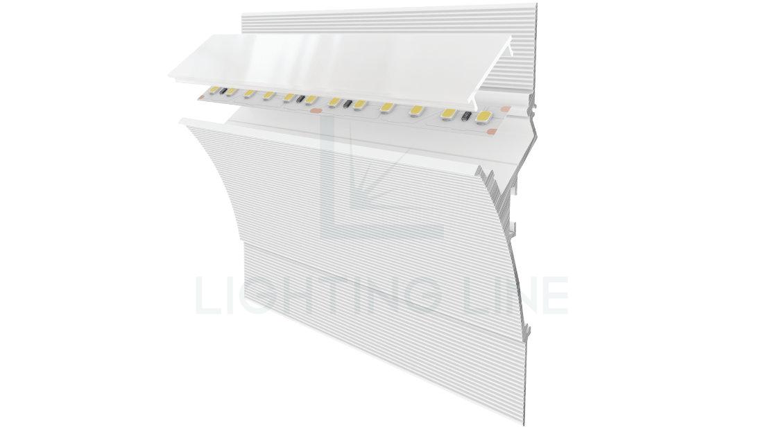 Profilo per strisce led PR-DW09-01-W2 Profilo per strisce led PR-DW09-01-W2