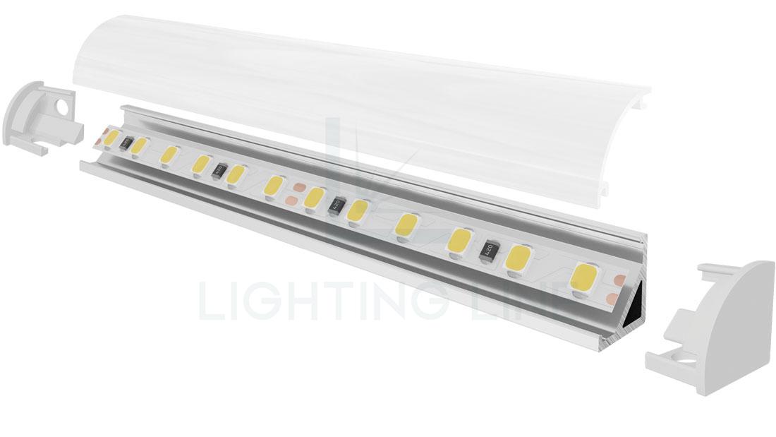 Profilo per strisce led PR-AN06-20 Profilo per strisce led PR-AN06-20