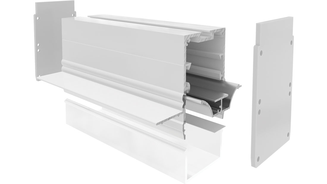 Profilo per strisce led PR-DW04-06-S3 Profilo per strisce led PR-DW04-06-S3