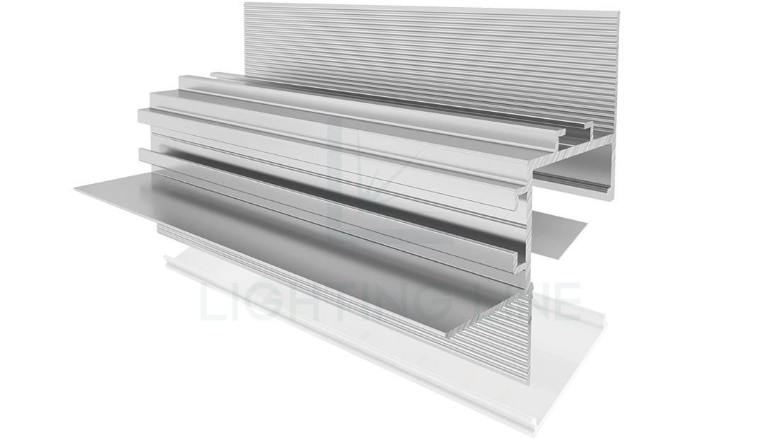 Profilo per strisce led PR-DW10-05-W3 Profilo per strisce led PR-DW10-05-W3