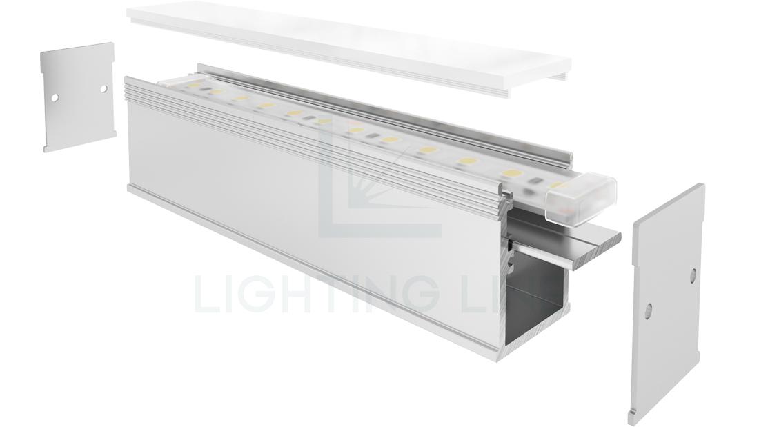 Profilo per strisce led PR-FL02-21-S2