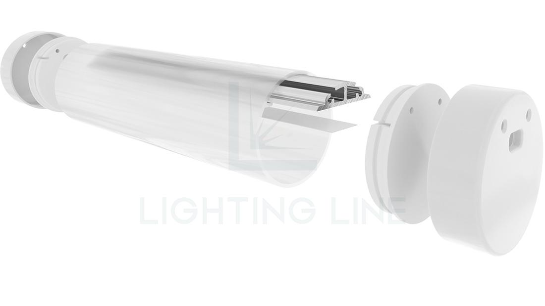 Profilo per strisce led PR-NE02-15-S2