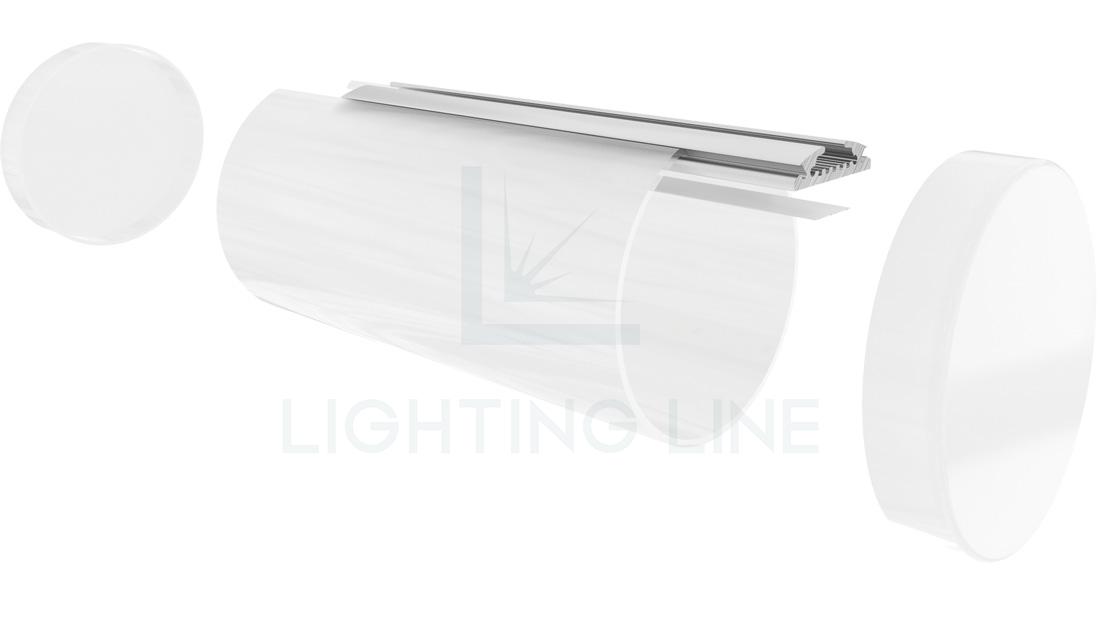 Profilo per strisce led PR-NE04-19-S2 Profilo per strisce led PR-NE04-19-S2