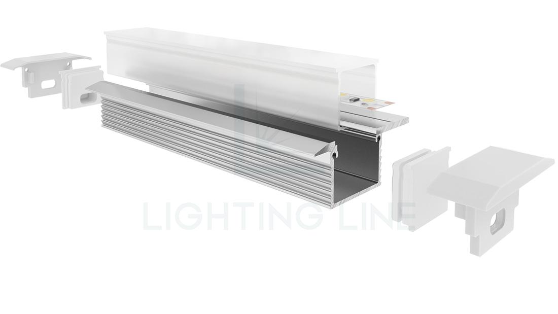 Profilo per strisce led PR-RE08-13-S3 Profilo per strisce led PR-RE08-13-S3