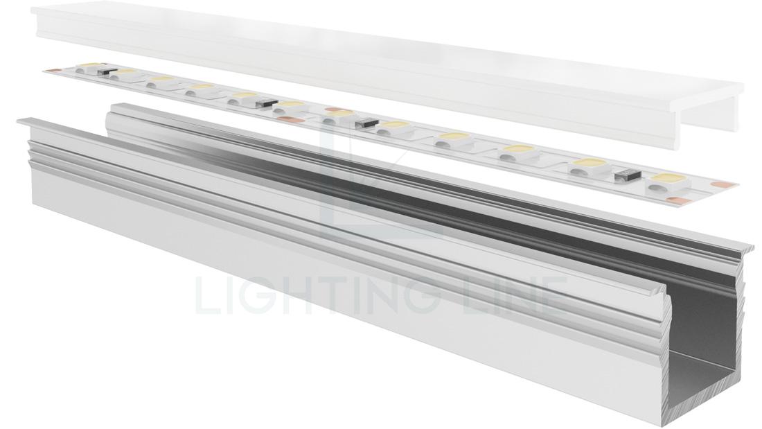 Profilo per strisce led PR-RE11-16 Profilo per strisce led PR-RE11-16