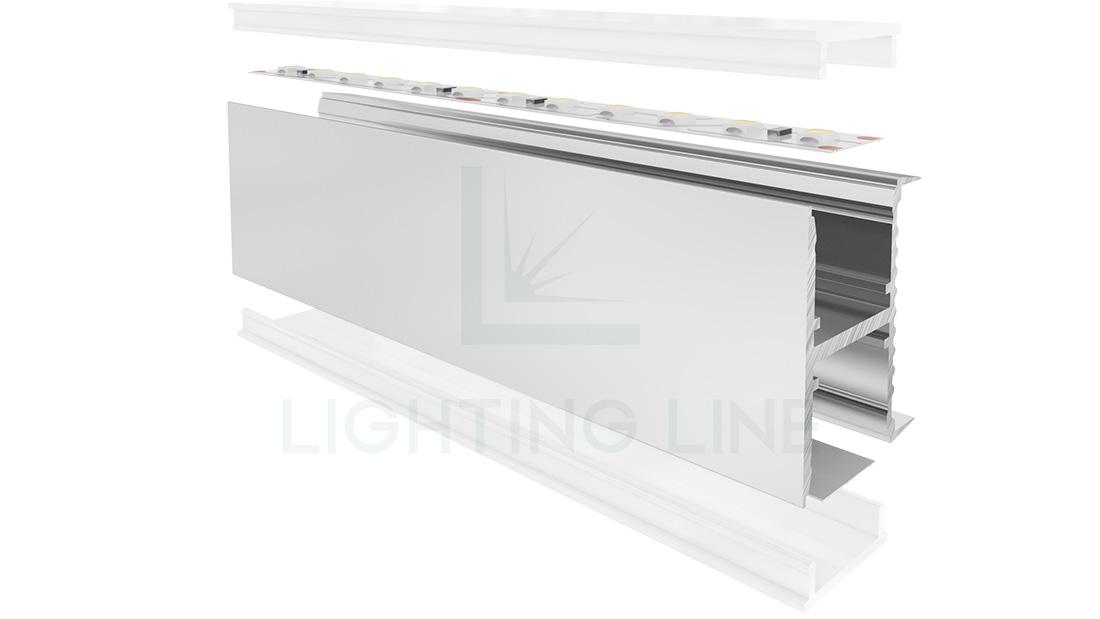 Profilo per strisce led PR-SH03-03-S2