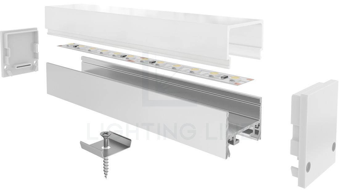 Profilo per strisce led PR-SL01-01