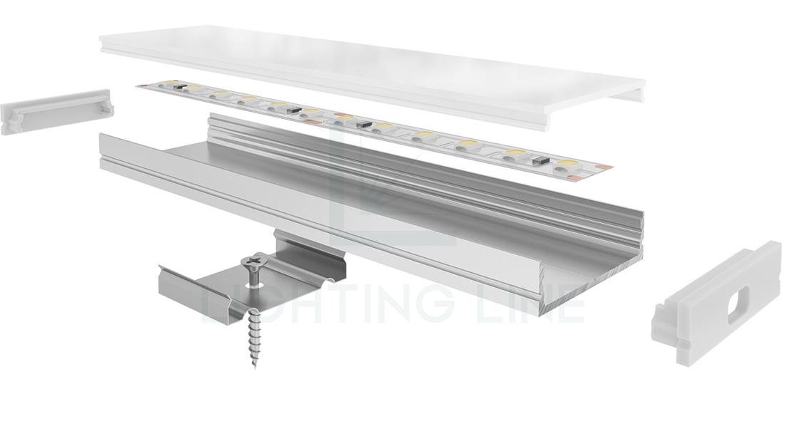 Profilo per strisce led PR-SL07-05 Profilo per strisce led PR-SL07-05