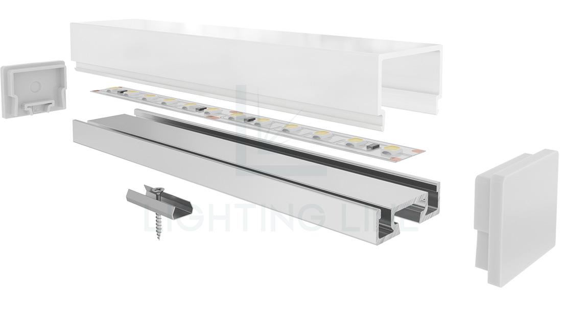Profilo per strisce led PR-SL11-01