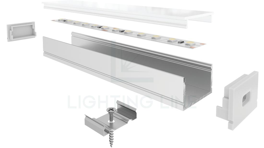 Profilo per strisce led PR-SL15-01