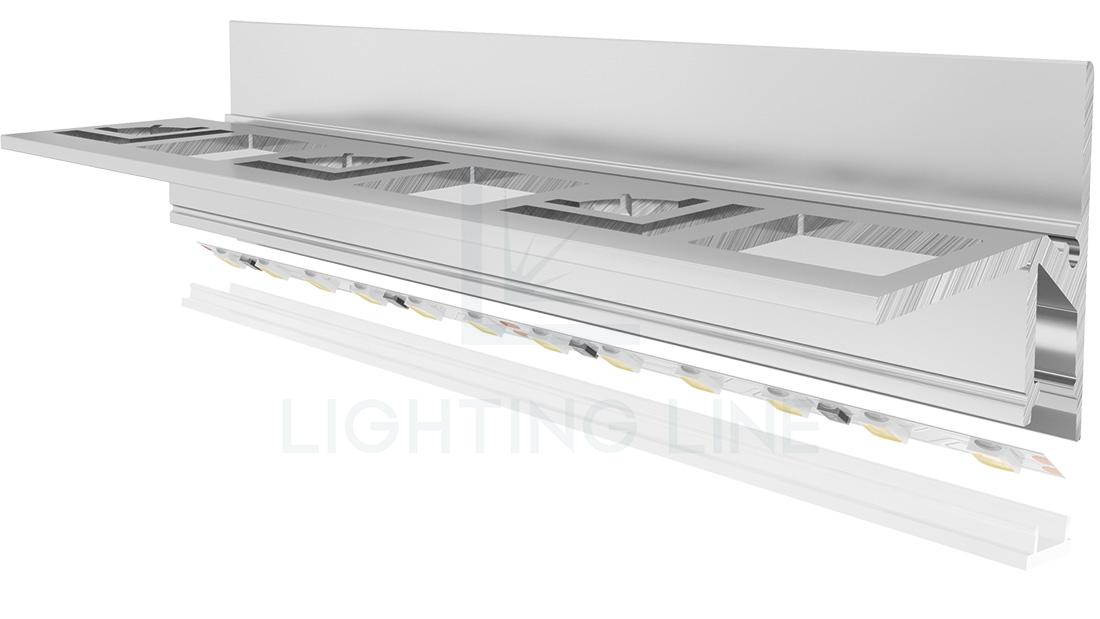 Profilo per strisce led PR-ST01-02-S2 Profilo per strisce led PR-ST01-02-S2