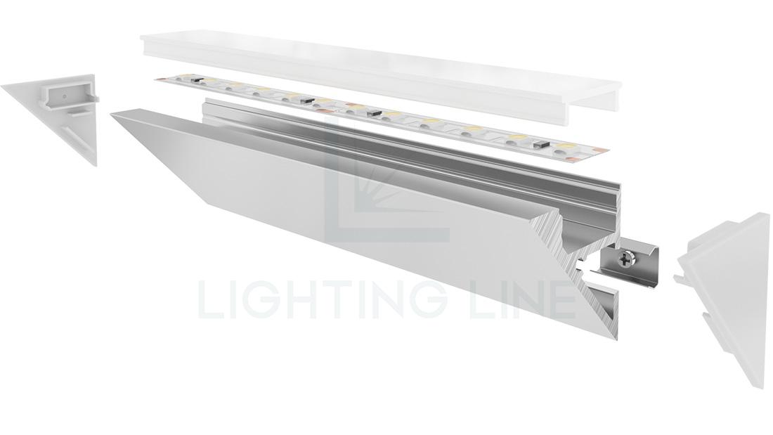 Profilo per strisce led PR-WL02-03