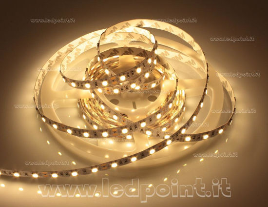 Picture of LED strip 5m warm white 2600-2800K 60leds/m Honglitronic 5050 12V