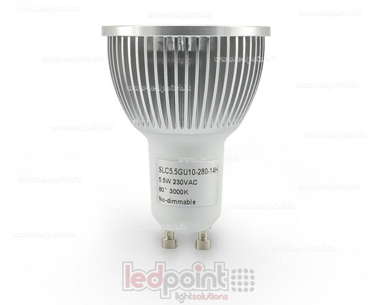 Picture of Spotlight COB 5,5W, warm white 2800-3000K, with GU10 base