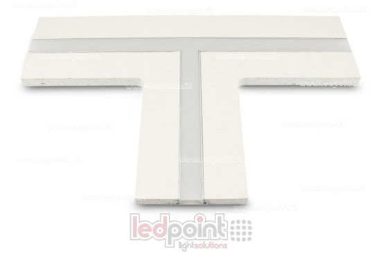 Bild von T-Verbindungsstück für Aluminiumprofil mit 44x12mm Gipskarton