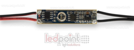 Bild von Dimmer und Touch Schalter 0-100% für Aluminiumprofile, 3A 12/24V