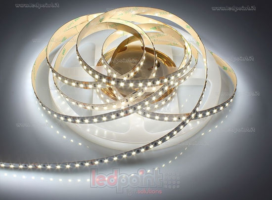 Picture of LED strip 5m white 4000-4250K 120 leds/m Honglitronic 2835 24V 14,4W/m