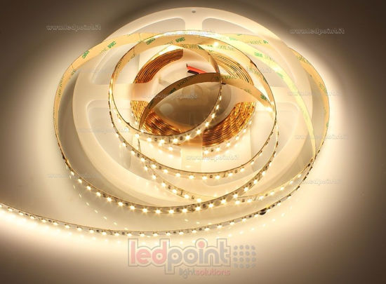 Picture of LED strip 5m warm white 2900-3000K 120 leds/m Honglitronic 2835 24V 24W/m