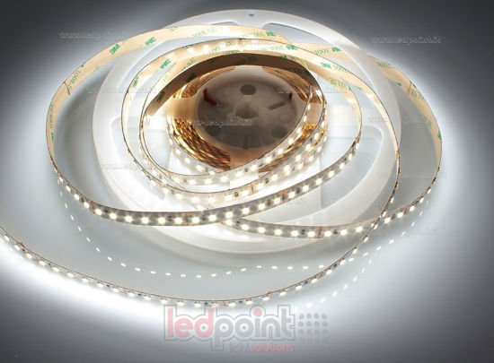 Immagine di Striscia led 5m bianco 4000-4250K 2835 120led/m Honglitronic 24V 24W/m