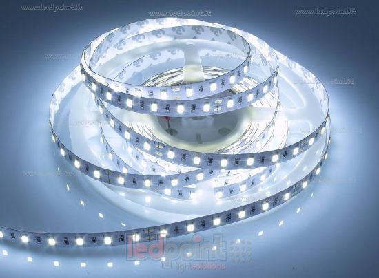 Picture of LED strip 5m cool white 6000-6500K 60leds/m Honglitronic 5730 24V 18W/m