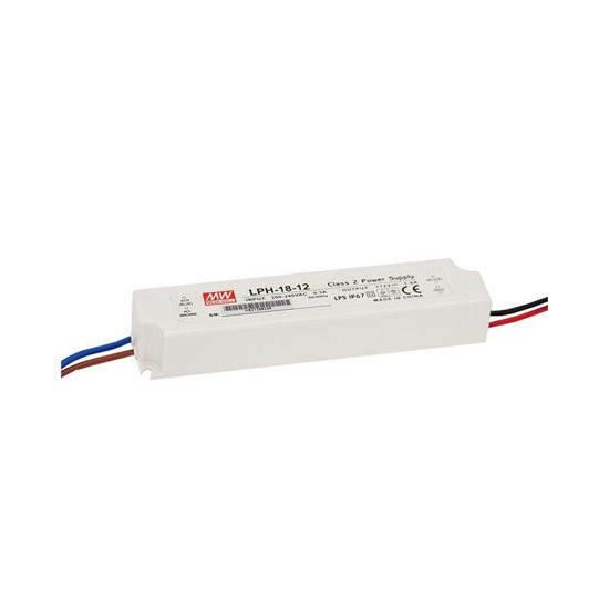 Immagine di Alimentatore 18W 12V IP67 Mean Well