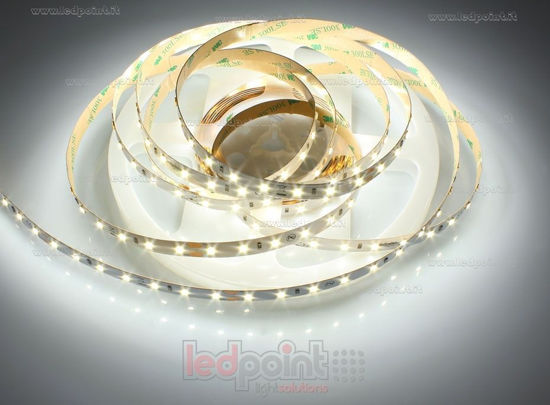 Picture of Neutral white LED strip 5m 4000-4250K 70leds/m Honglitronic 2835 24V Made in Italy