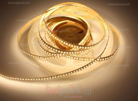Bild von LED-Streifen 5m warm-weiß 3000-3100K 3014 204LEDs/m Honglitronic 24V 19,2W/m