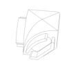 Immagine di Modello scaricabile per stampa 3D di tappino angolare tondo esterno per profilo angolare AN02-08 e AN03-08