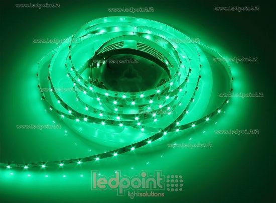 Immagine di Striscia led 1m verde 3528 60led/m 12V 4,8W/m
