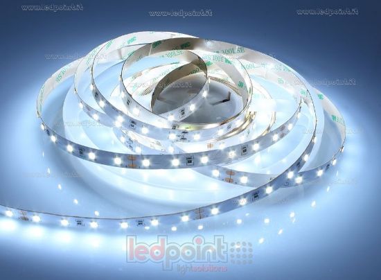 Immagine di Striscia led 6,6m bianco freddo 6000-6500K 2835 60led/m Honglitronic 24V 14,4W/m
